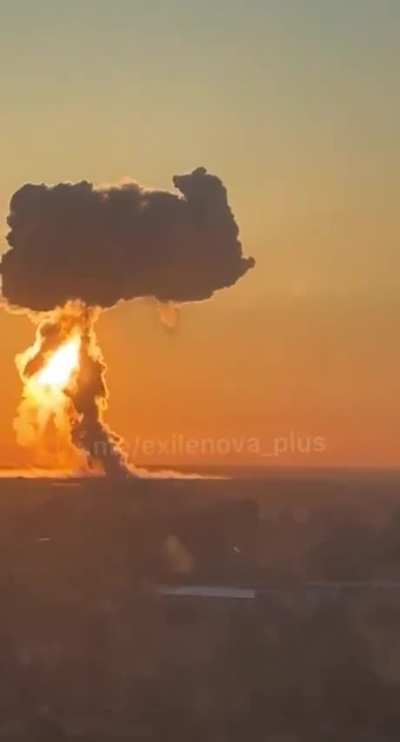 06:01 AM; The Sun is Rising Over Engels air base, home to russia&rsquo;s Tu-95 and Tu-160 strategic bombers