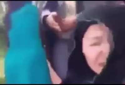 55 y/o man ripping an 8 y/o girl from her mothers arms after she was purchased for marriage in Afghanistan