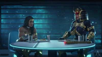 Futa Wonder Woman &amp; Big Barda (Amazonium) [DC]