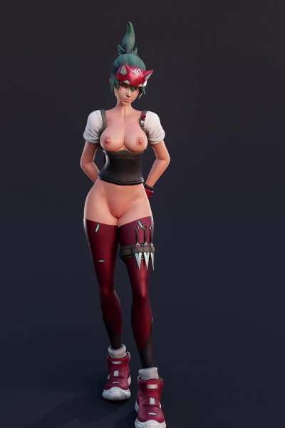 Kiriko test animation (Lewds3D)