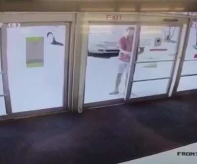 I don&rsquo;t blame him. Which f&rsquo;ing monster designed that door.?