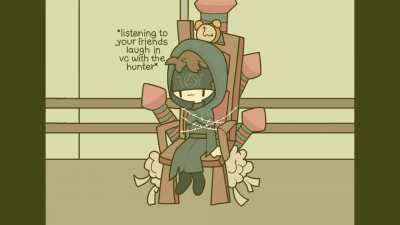 (OC) When the hunter is only friendly to certain characters (and you&rsquo;re not one of them)