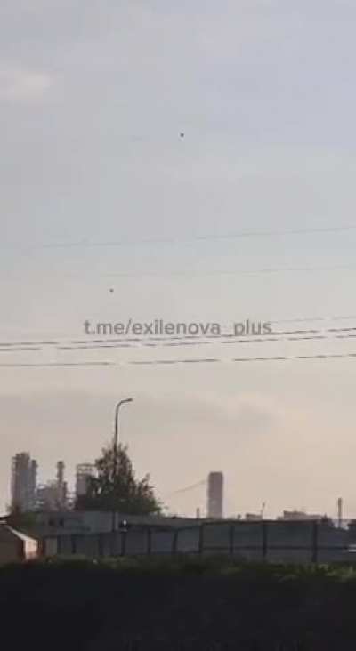 Moscow oil refinery has been attacked by "Lyuty" drones. They tried intercepting them with machine guns as there was no other air defense. Russian authorities already reported: "All the drones were shot down, only debris fell down".