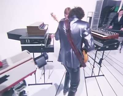 Before writing Oscar winning scores, Hans Zimmer (in the black leather jacket) took part in the first music video ever aired on MTV, Video Killed the Radio Star by The Buggles (1981)