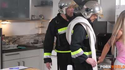 Monika Fox celebrating First Responders Days correctly