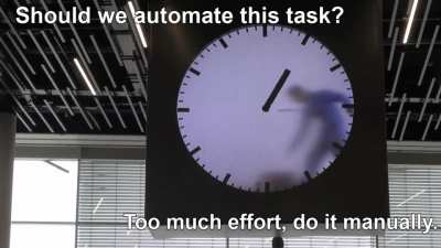Automate the task?
