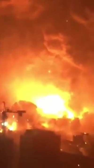 Fires started by Russian airstrike set off chain reaction at Luhansk power plant Ukrainian
