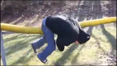 HMFT after While i backflip of a sign