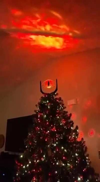 Sauron celebrates Christmas too