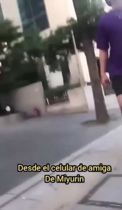 Japanese tourist in Seoul gets harassedd by a local guy demanding her for well, 