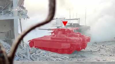Hamas blows up an Israeli tank west of Rafah.