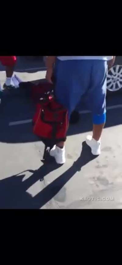 Parking lot fight
