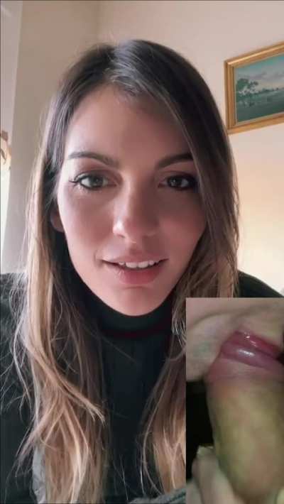 Me automamo mi propia polla en videollamada para Cristinini