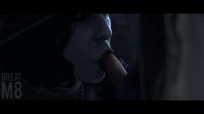 Alcina Dimitrescu sucking dick (Greatm8)