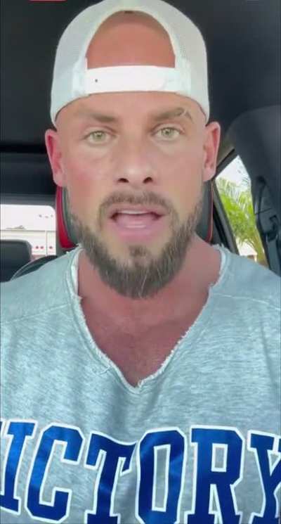 Girl gets upset people are in the gym with her. Joey Swoll calls her out