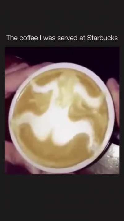 Blursed latt&eacute;