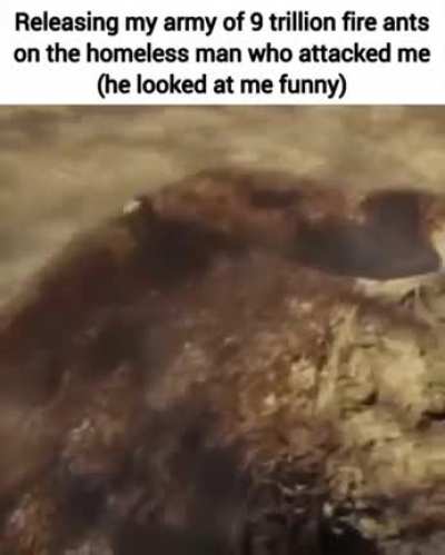 serves him right