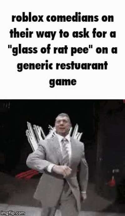"Guys I asked for a cup of diarrhea why is no one laughing?"
