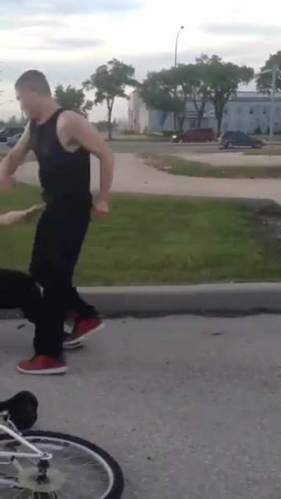 He's going to be feeling that spinning backfist for a while