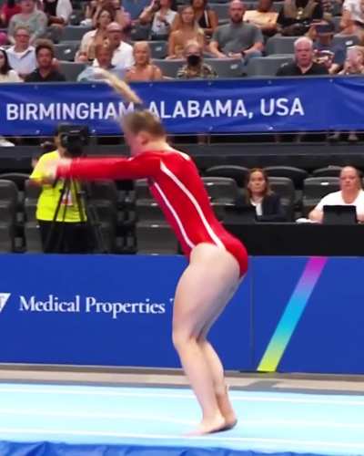 Sara &Oslash;rskov (The 2022 Birmingham World Games - Women's Tumbling Gymnastics)