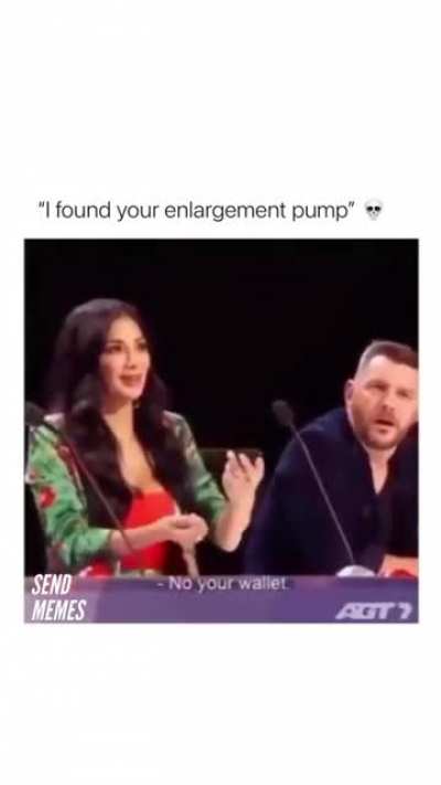 Your enlargement pump!