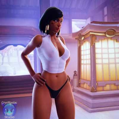 D.va, Sombra, Pharah, Ashe (CyroManiac Studio)