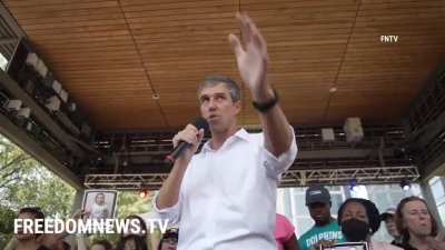 Beto O'Rourke says to NRA convention: "You are not our enemies. We are not yours. We extend our hand opened and unarmed in a gesture of peace. Join us, to make sure this no longer happens."