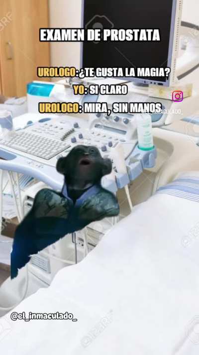 Mira, sin manos 