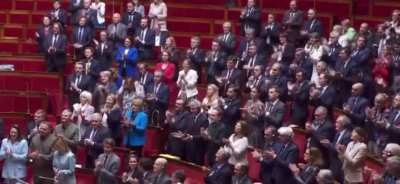 Zelenskyy thanked France in French 