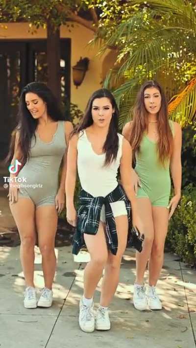 Courtney Gibson with sexy sisters Lauren and Natalie