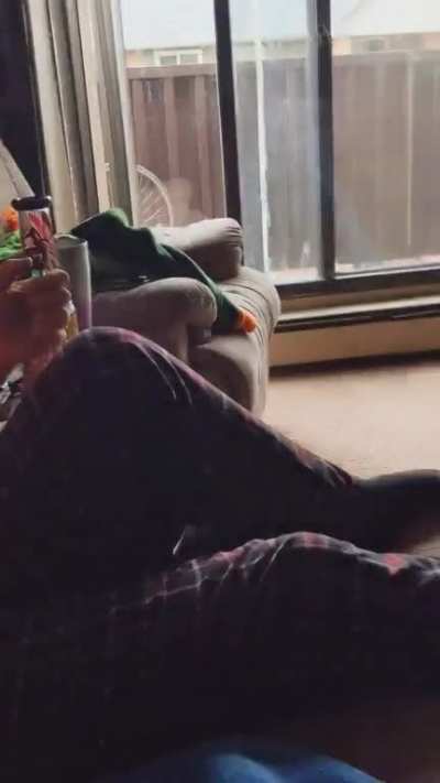 To light up a bong
