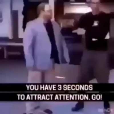 He must have probably waited his whole life for this moment.