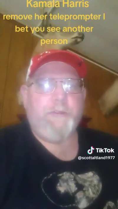 Hog says remove Kamala's teleprompter 