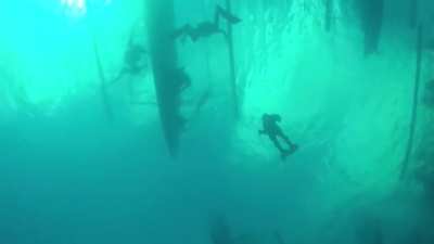 Badjao Freediver Reach 260 Feet Deep.