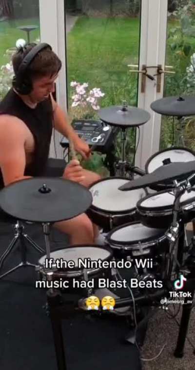 If the Nintendo Wii music had drums