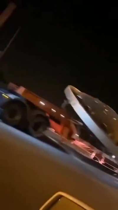 UFO spotted on a truck
