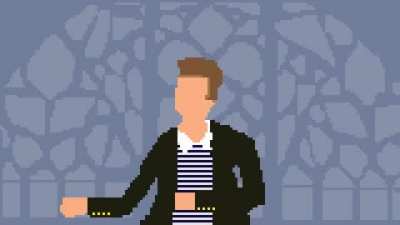 Pixelated Rick