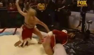 Torrie soundly smacks Stacy's ass