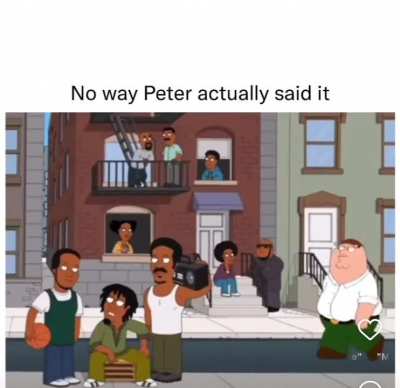No Peter ma che fai