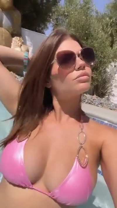 In a pool