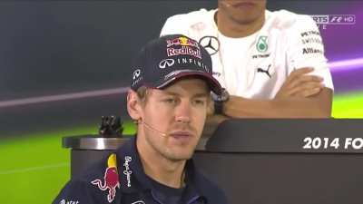 Vettel's answer to "A short view back to the past"