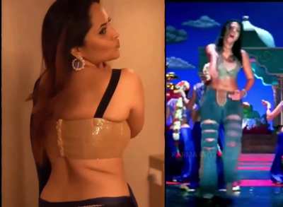 Anushka Shetty wants Anusaya to fuck her hardly by pressing Anushka's ass and boobs hardly and sucking her waist and vegina deeply