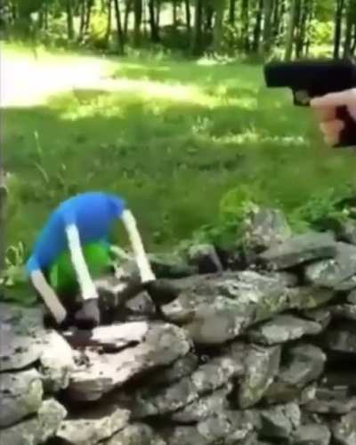 Execution of a warrior 1889 colorized