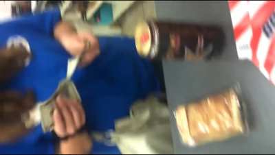 Drunk Gas Station Clerk