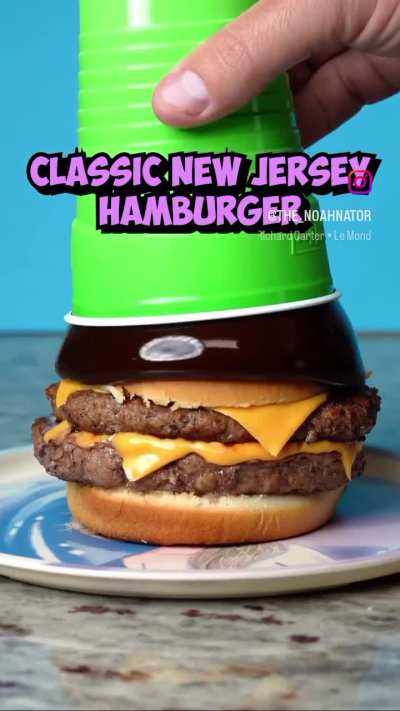 Classic New Jersey "hamburger"