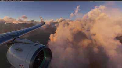 Approach to Bogot&aacute;, Colombia