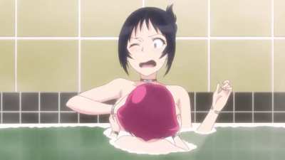Hot spring with Ayame Shimoneta