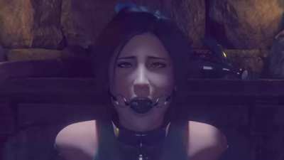 Lara's anal plug machine (Gifdoozer) [Tomb Raider]