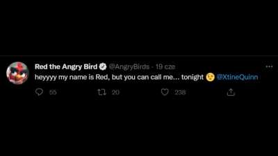 Red the Angry Bird on Twitter moment 💀