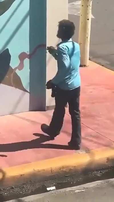 Alcoholic Jackson dancing in public